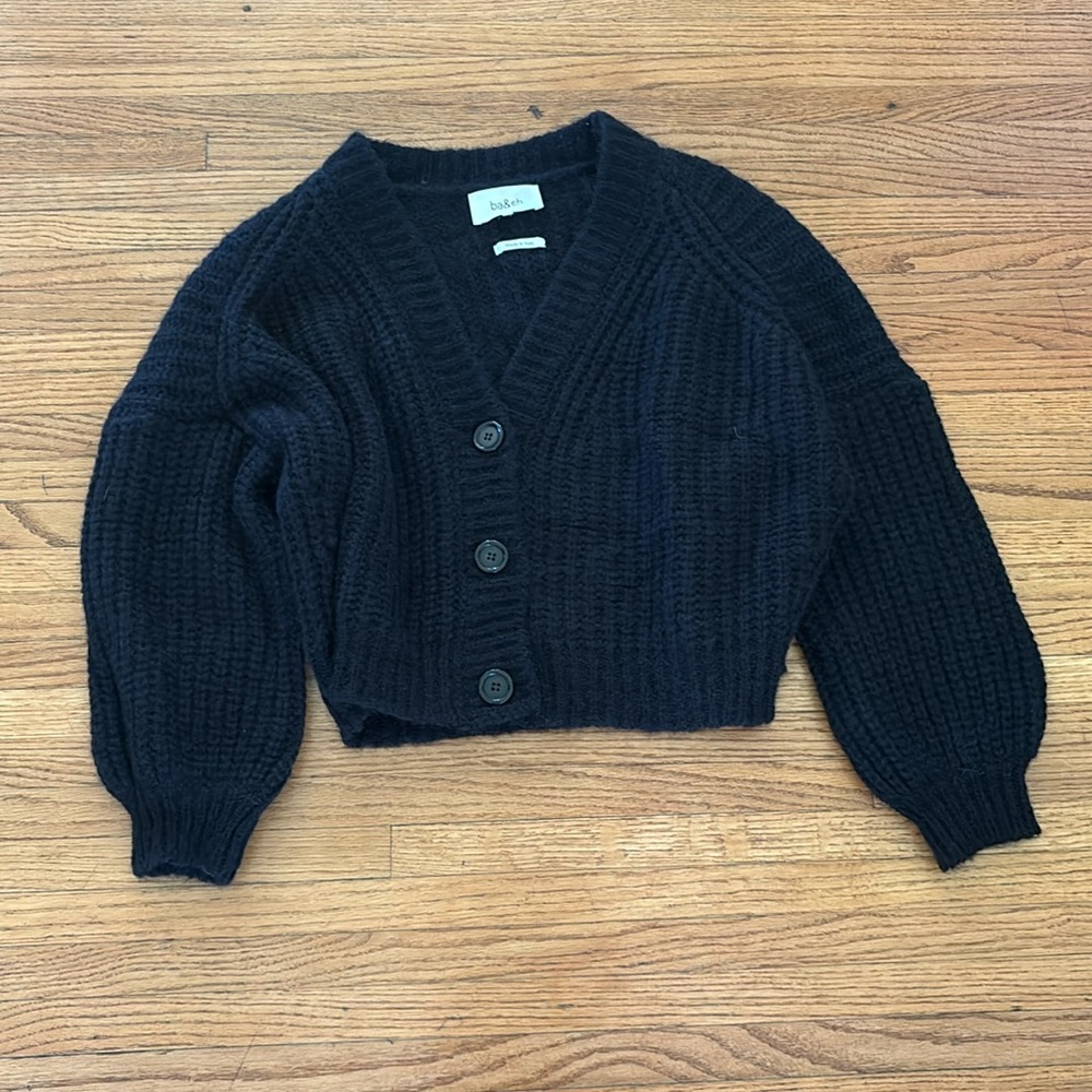 Ba&Sh Black Cardigan